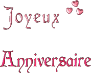 Gif animé bon anniversaire petits coeurs